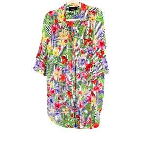 Artisan KiKiSol Multi Color Tunic Size XXL